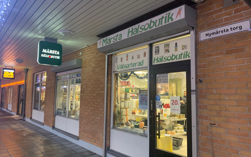 Hälsobutik & Webbshop i Märsta Centrum