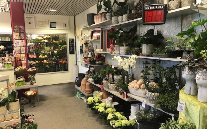 Väletablerad blomsterbutik i Skåne