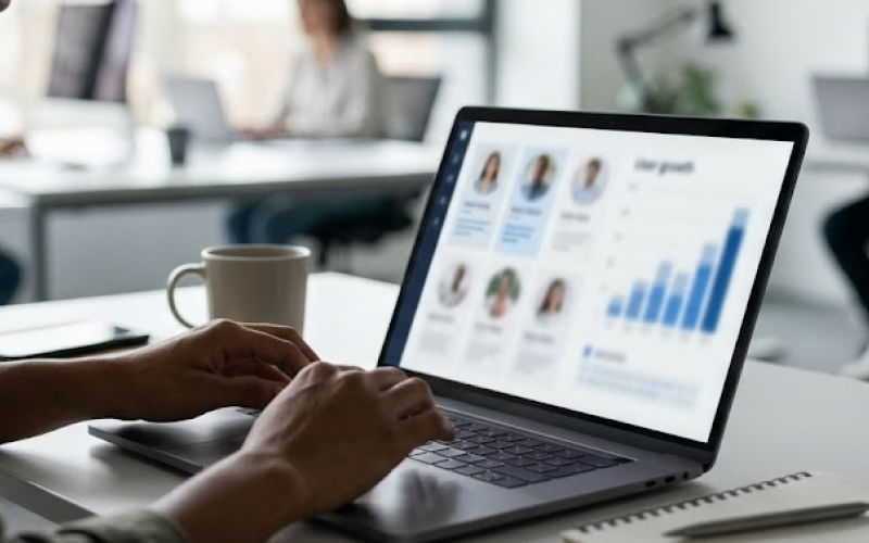 Photo de AI-baserad SaaS-plattform – 140+ företagskunder, 487 613 SEK MRR, 17%+ månatlig tillväxt, 6 MSEK ARR - SaaS / Logiciel, Franchise
