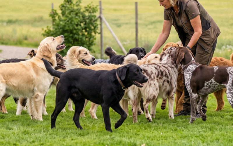 Photo de Lönsamt hunddagis och hundpensionat med tillhörande gårdsfastighet i Södermanland - Garderie / CPE, Clinique vétérinaire, Gîte / B&B